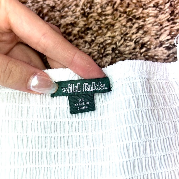 wild fable | Women’s Eyelet Cropped Top - Picture 4 of 5